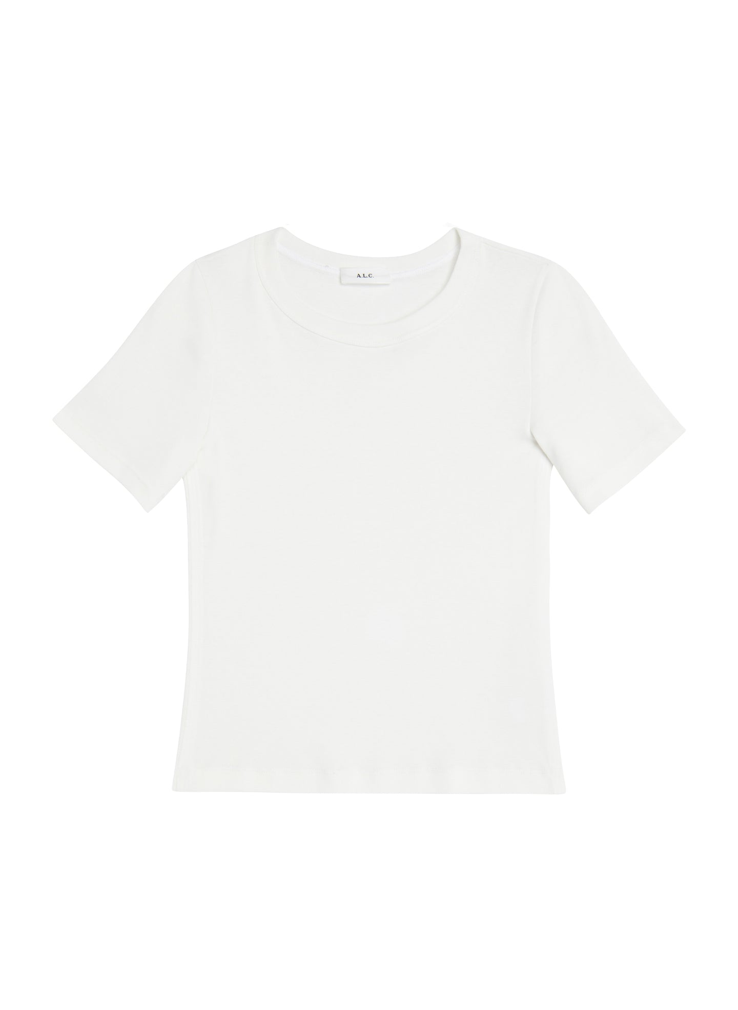 flatlay of white tshirt