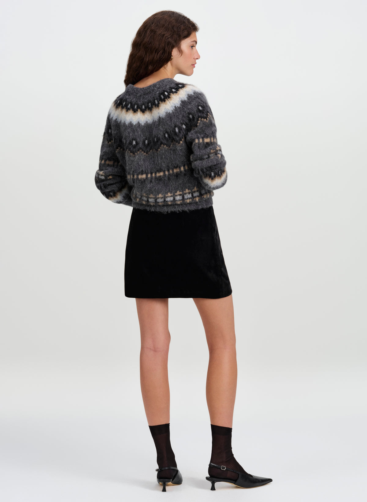 Petra Velvet Mini Skirt
