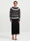 Phoebe Fringe Midi Skirt