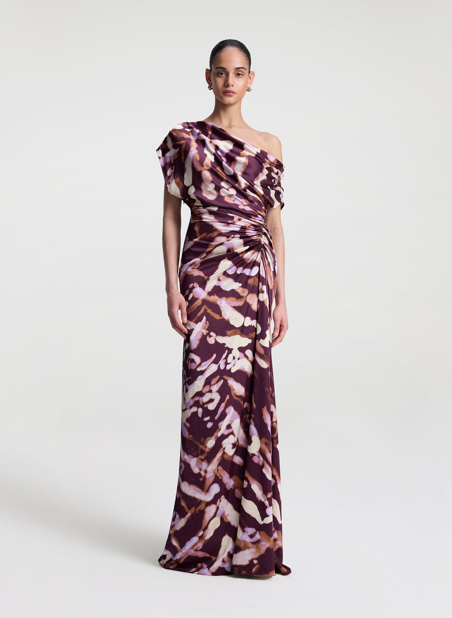 A.L.C. Poppy Satin Gown in Plum/Violet, Size 6 A.L.C. Poppy Satin Gown in Plum/Violet, Size 6