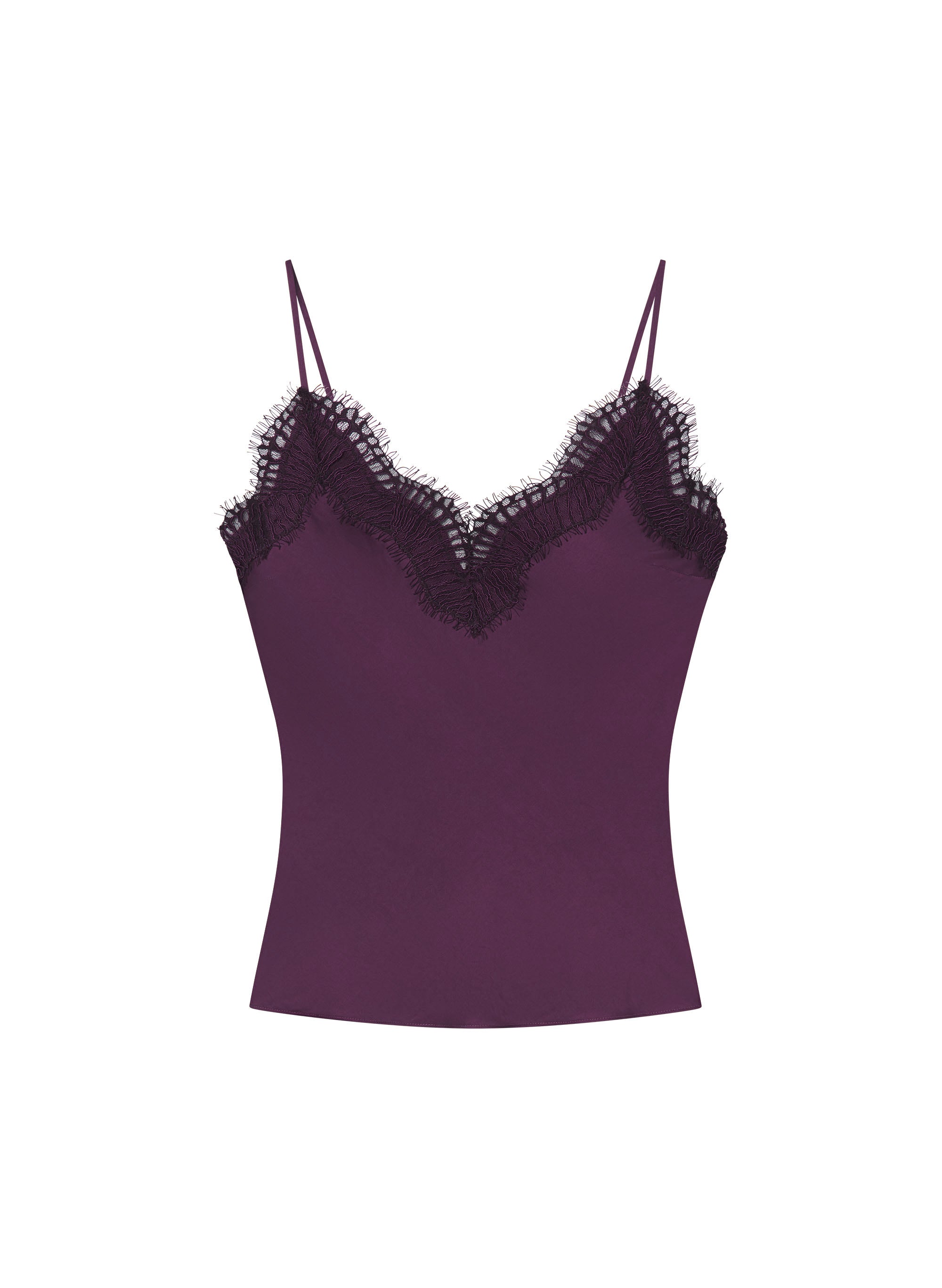 A.L.C. Presley Satin and Lace Camisole Top | ALCltd.com