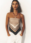 Albers Print Silk Scarf
