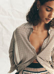Maisie Scarf Print Shirt