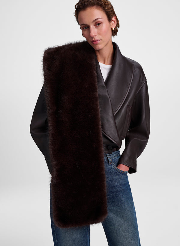 Remy Faux Fur Scarf