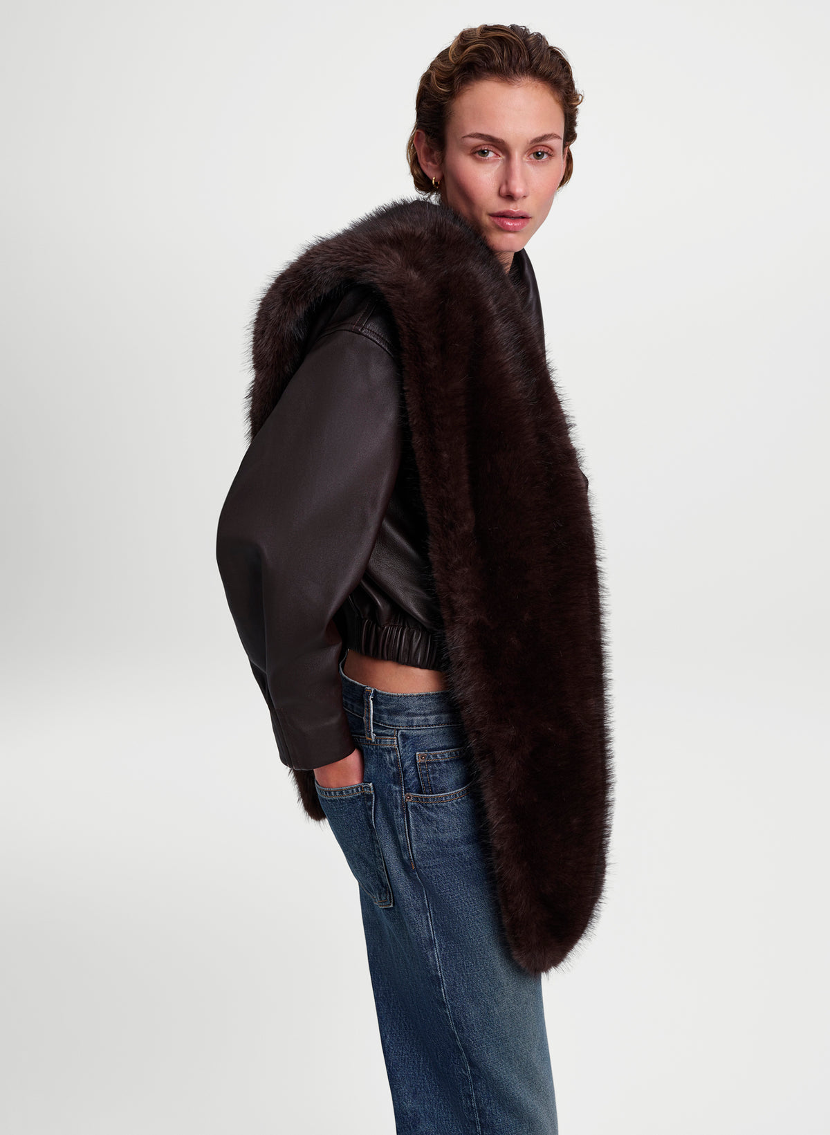 Remy Faux Fur Scarf