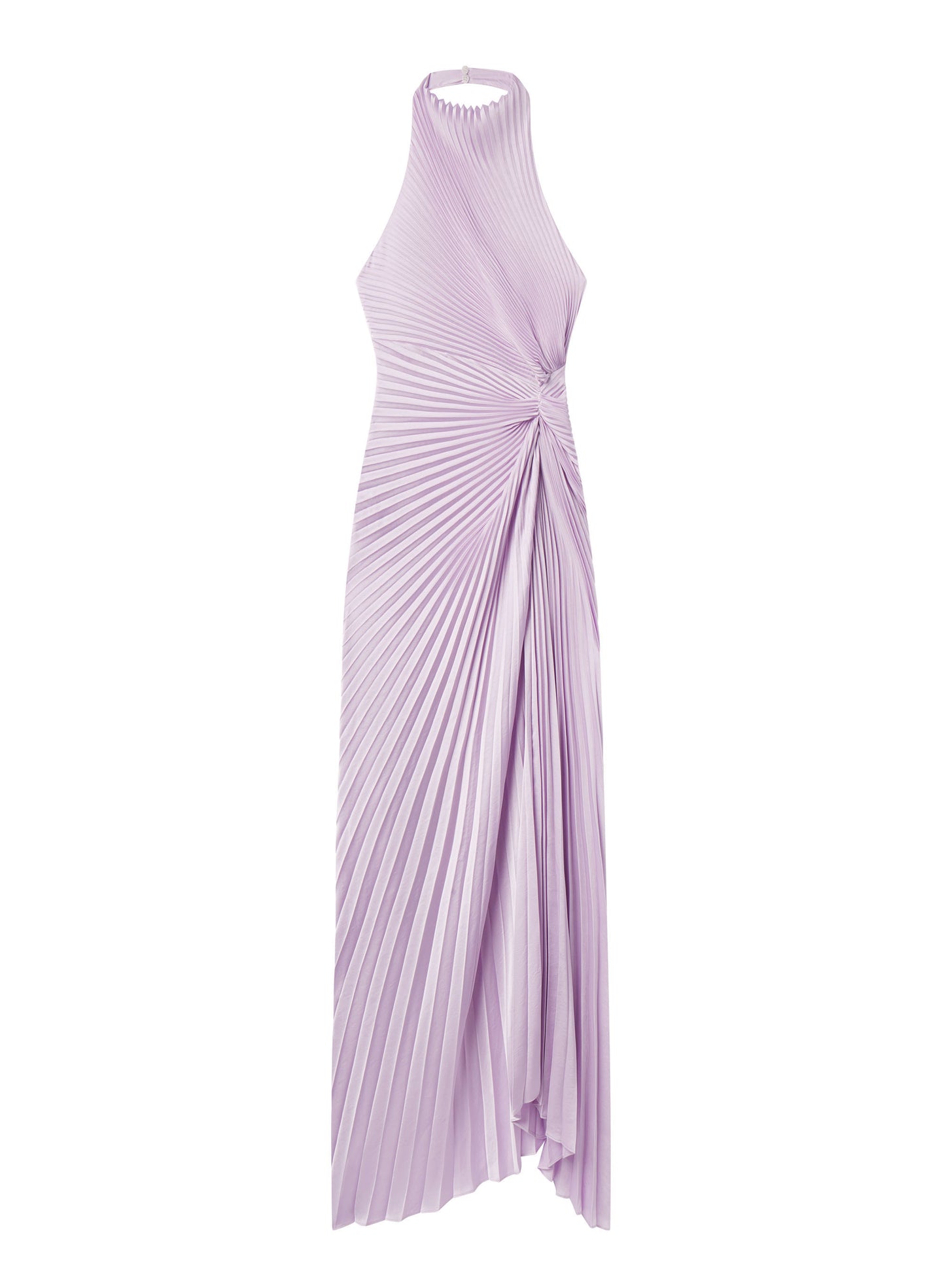 alc purple pleated dress Moira Satin Pleated Maxi Dress