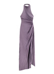 Romy Pleated Satin Gown