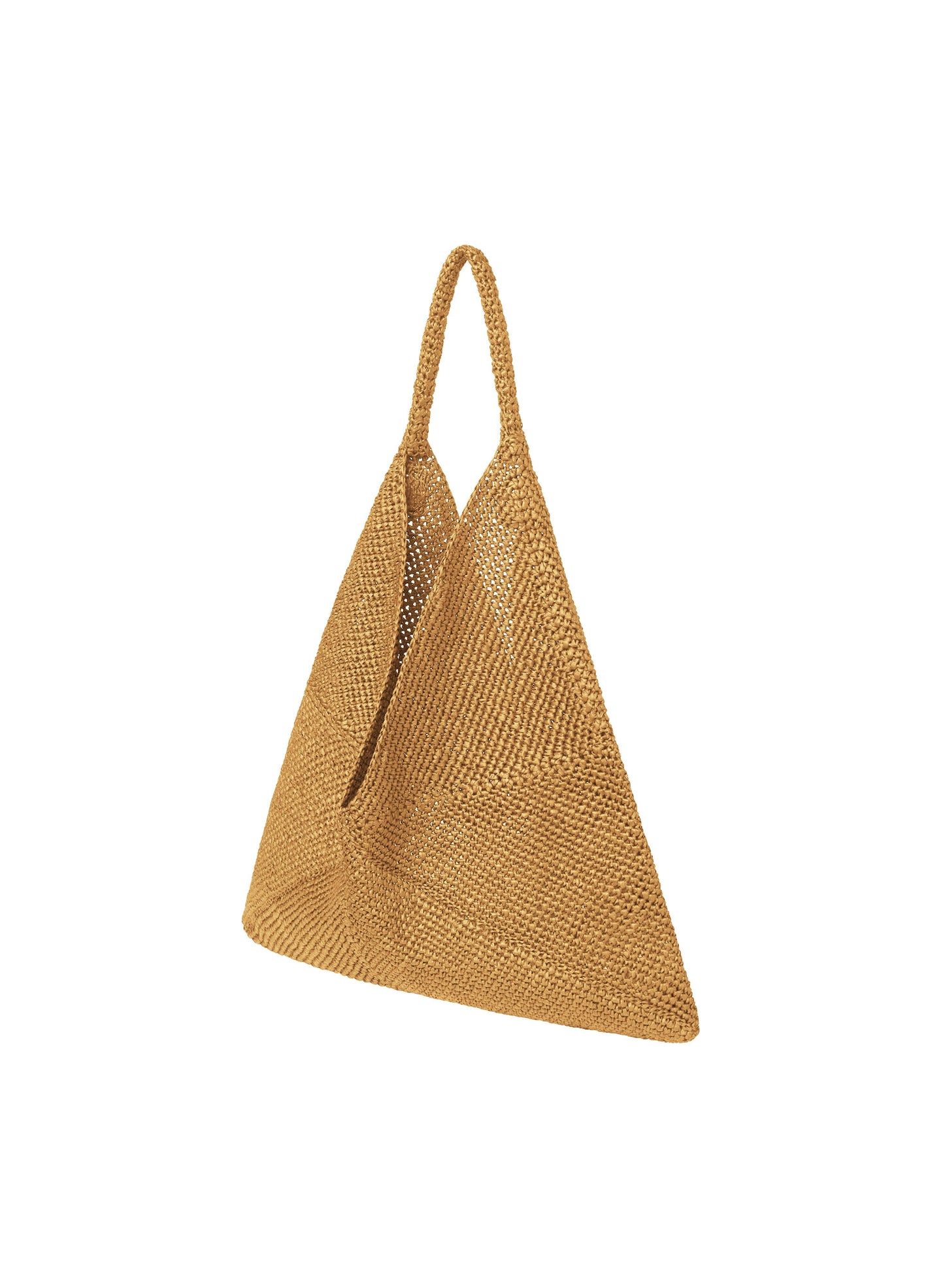 tan raffia tote
