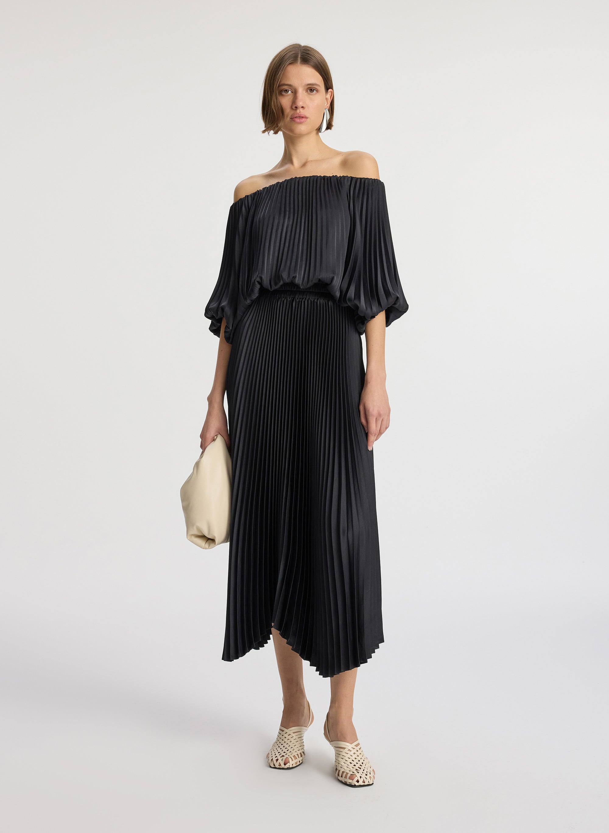 Alc sienna pleated dress on sale