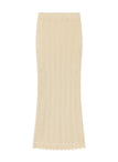 Siesta Cotton Crochet Knit Midi Skirt