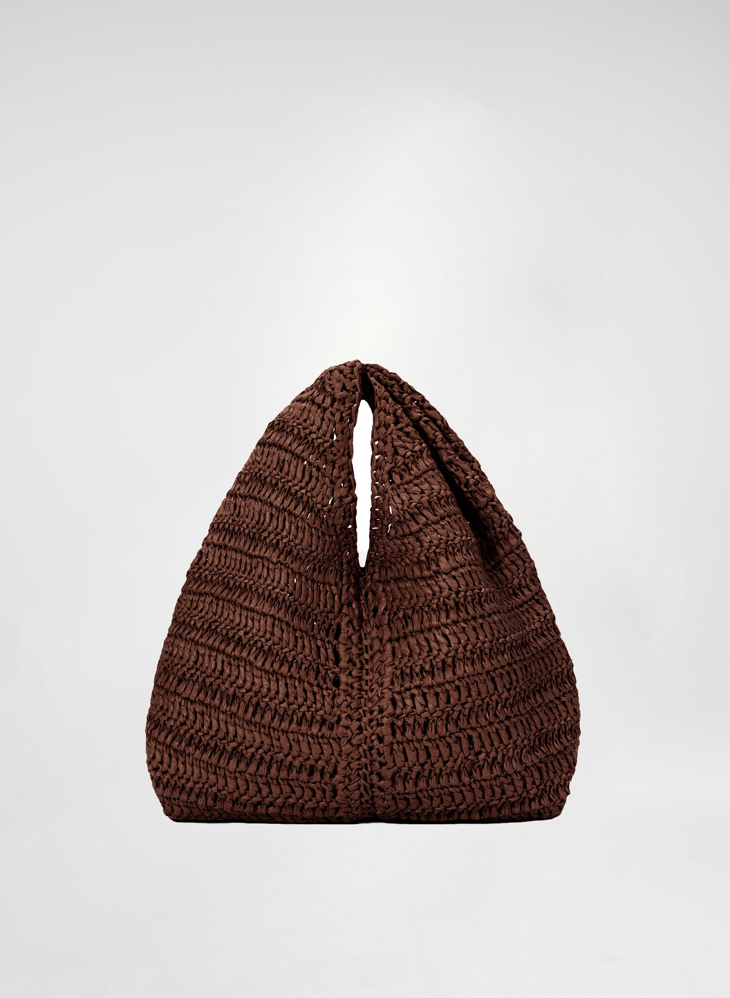brown raffia handbag