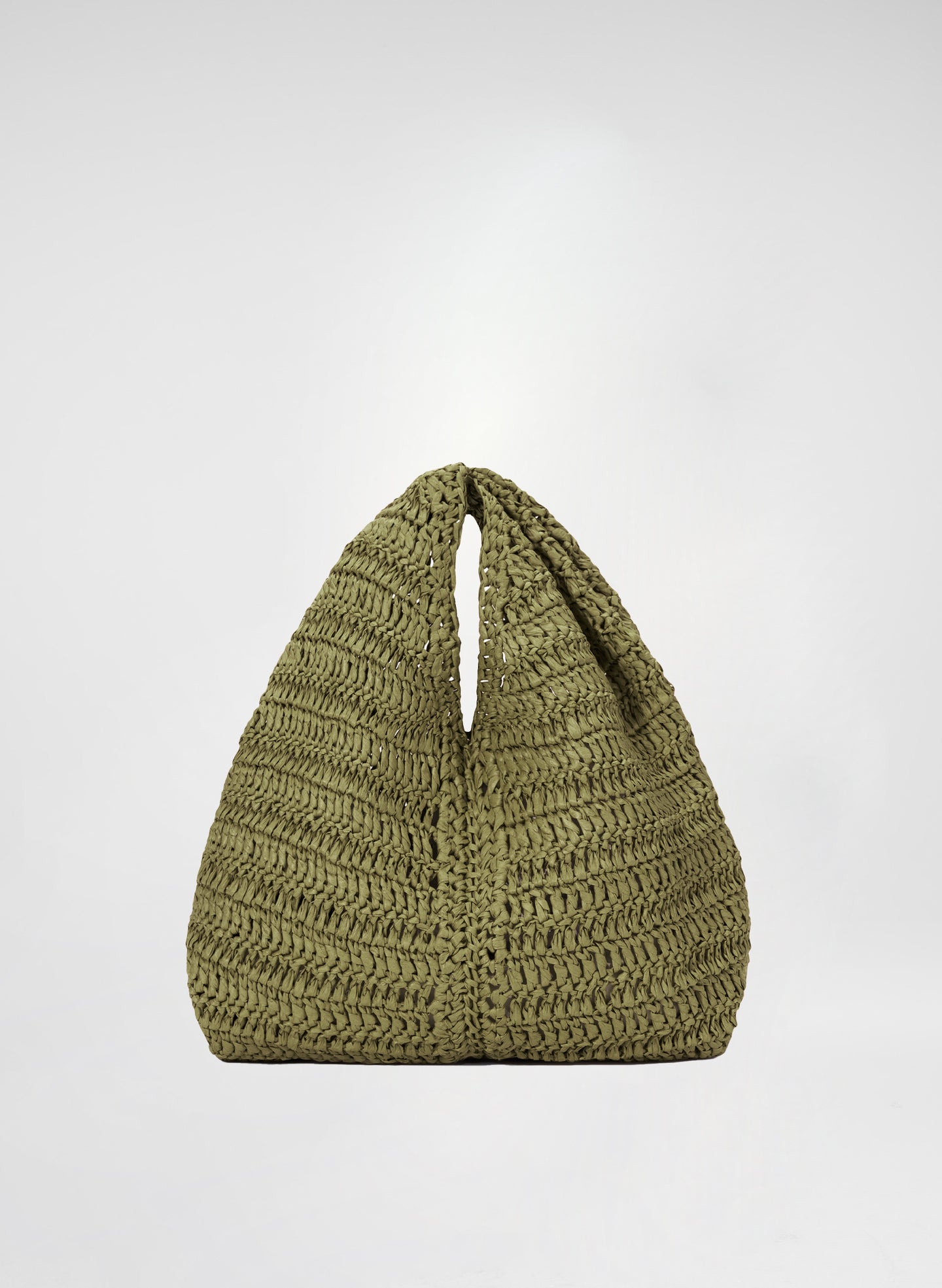 green raffia handbag