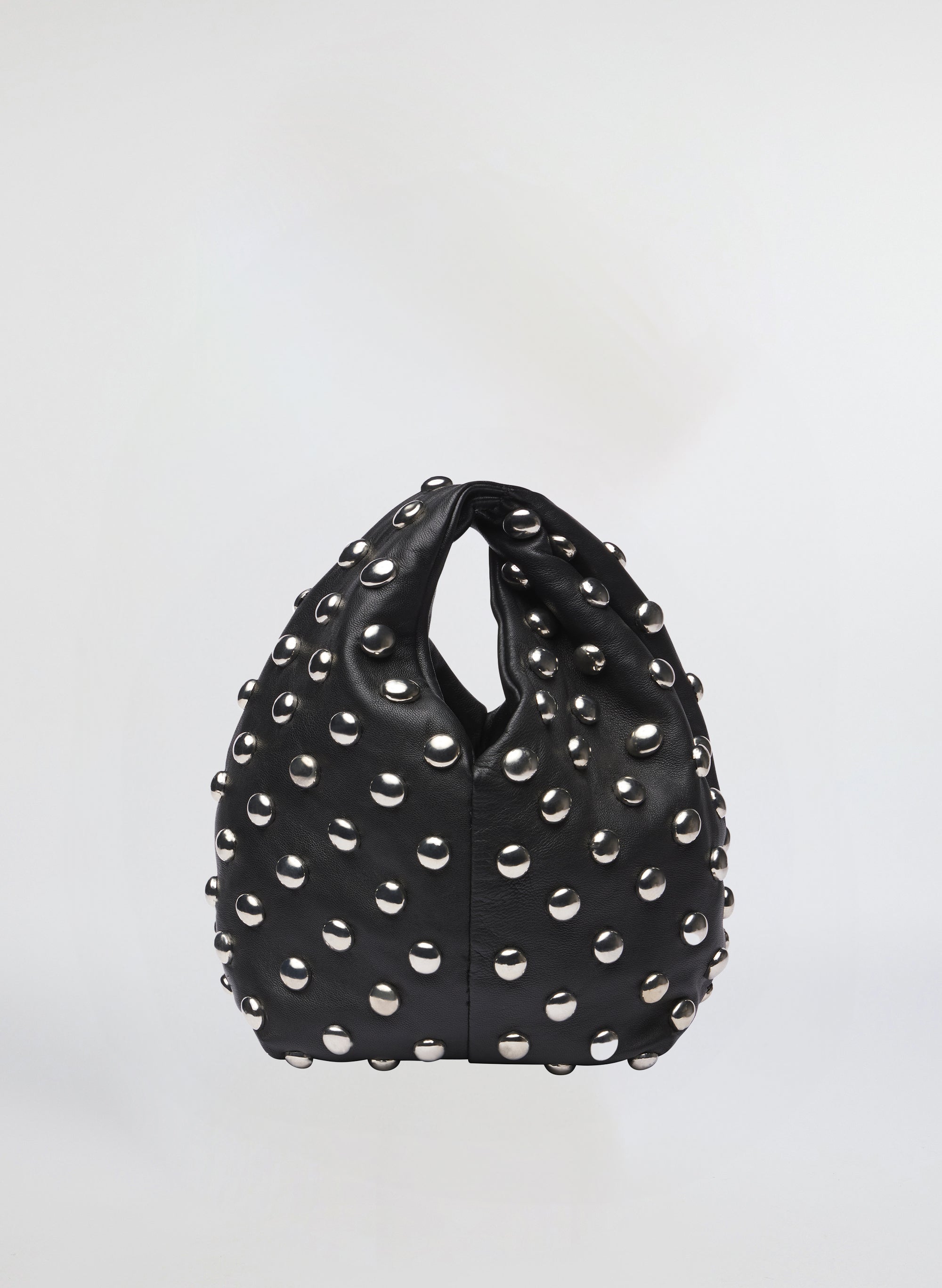 Leather studded bag hotsell