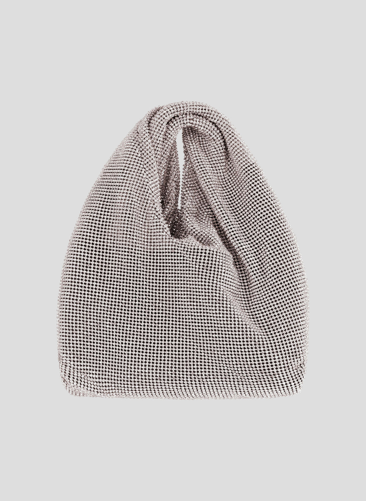 Small Paige Rhinestone Chain Mesh Bag