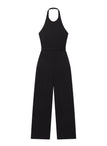 Sylvie Linen Halter Jumpsuit