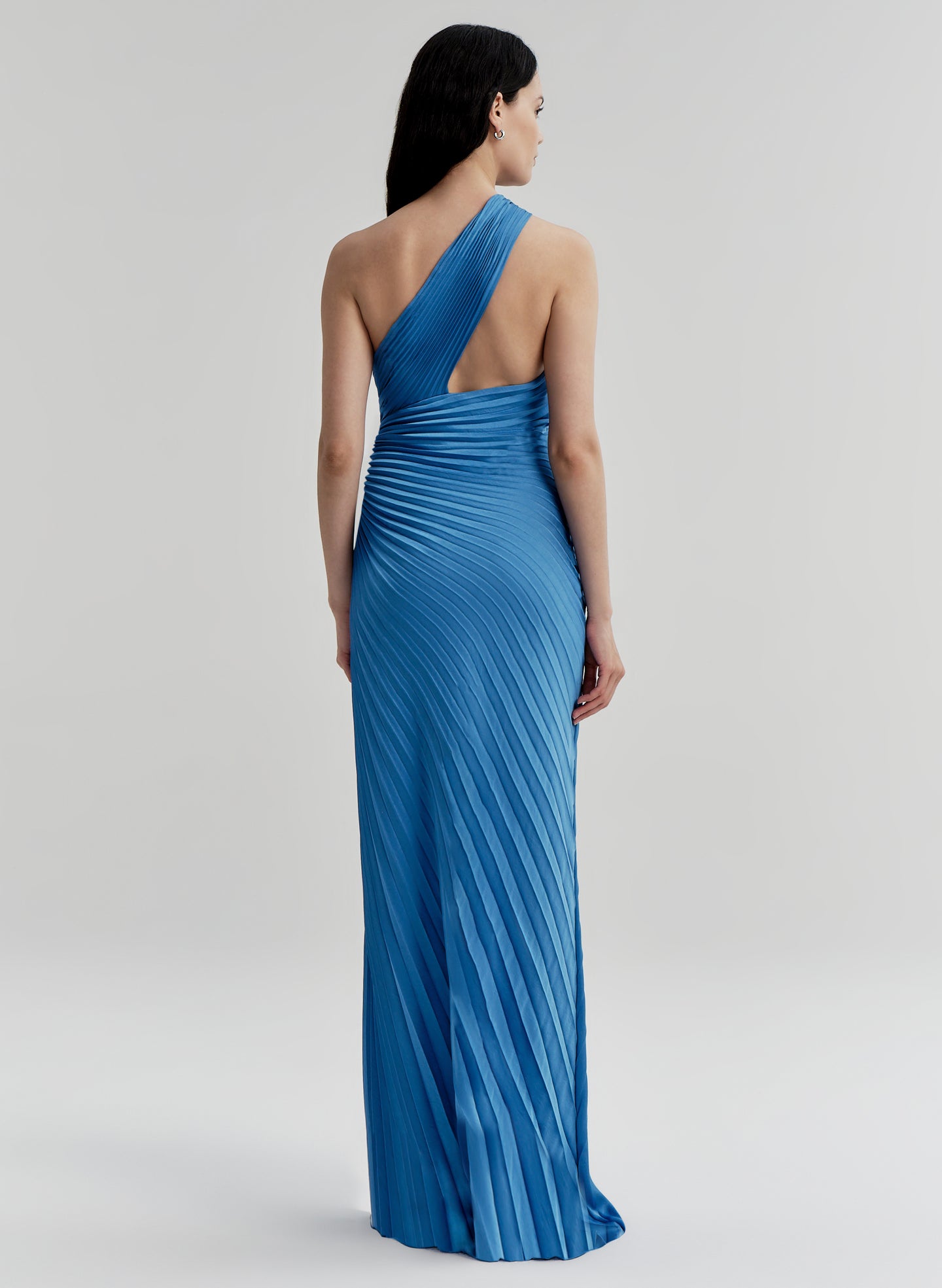 Lara Satin Pleated Gown | ALC LTD Lara Satin Pleated Gown | ALC LTD