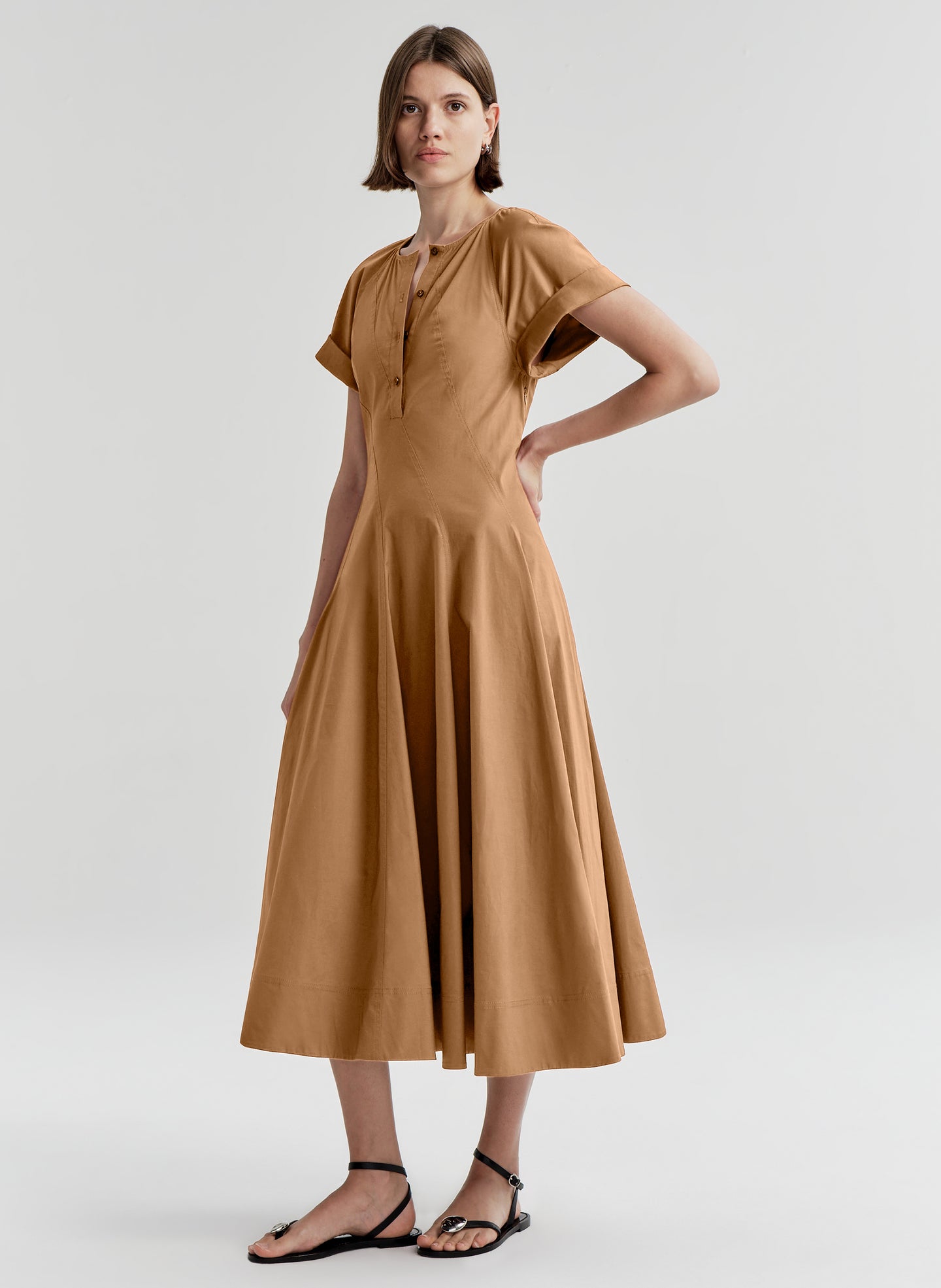 Lucille Cotton Midi Dress