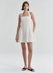 Elli Linen Mini Halter Dress