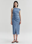Lyra Linen Midi Dress