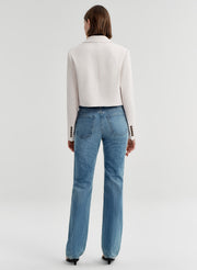 Cam Cropped Linen Jacket