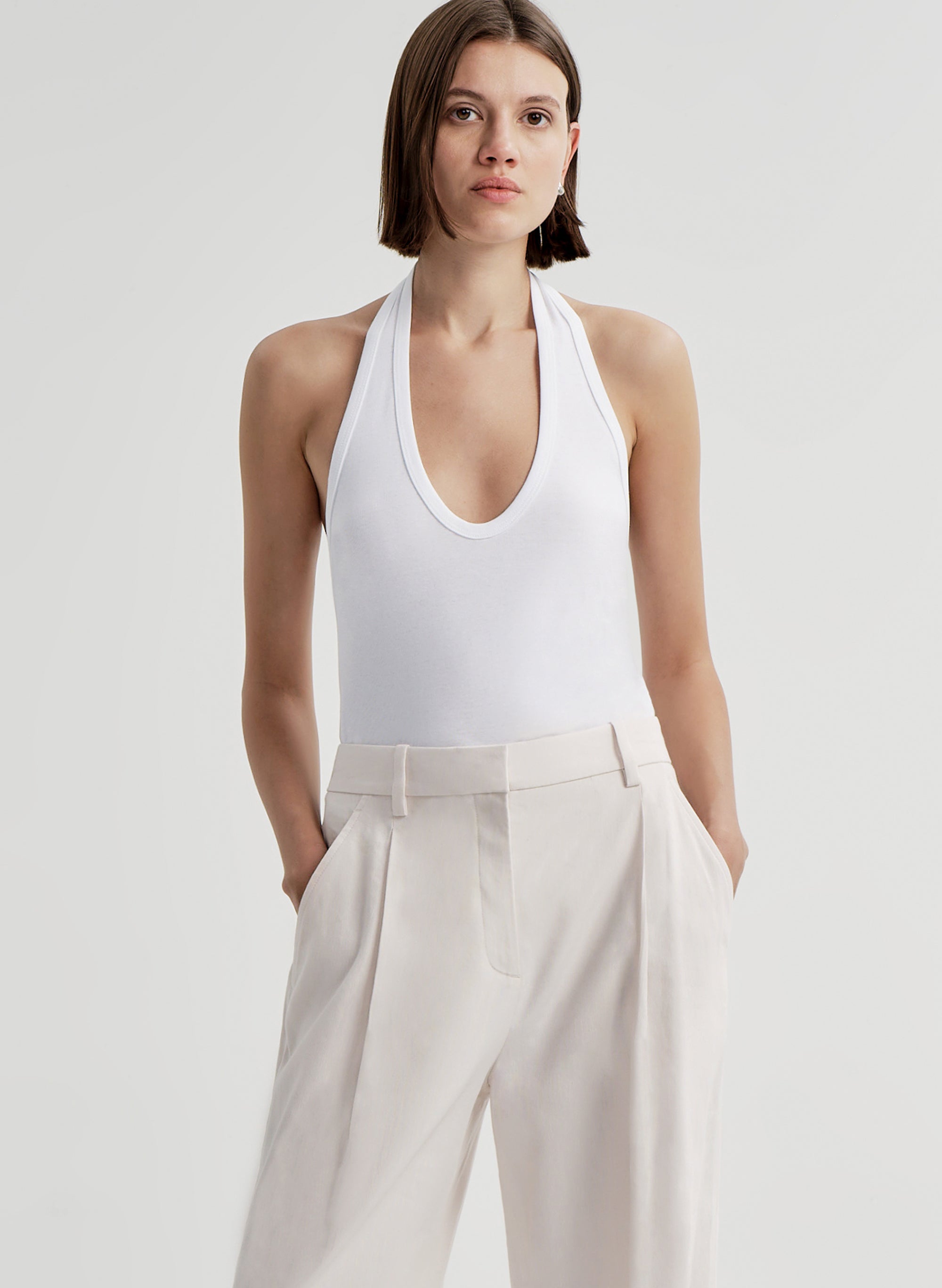 Ari Cotton Halter Tank | ALC LTD