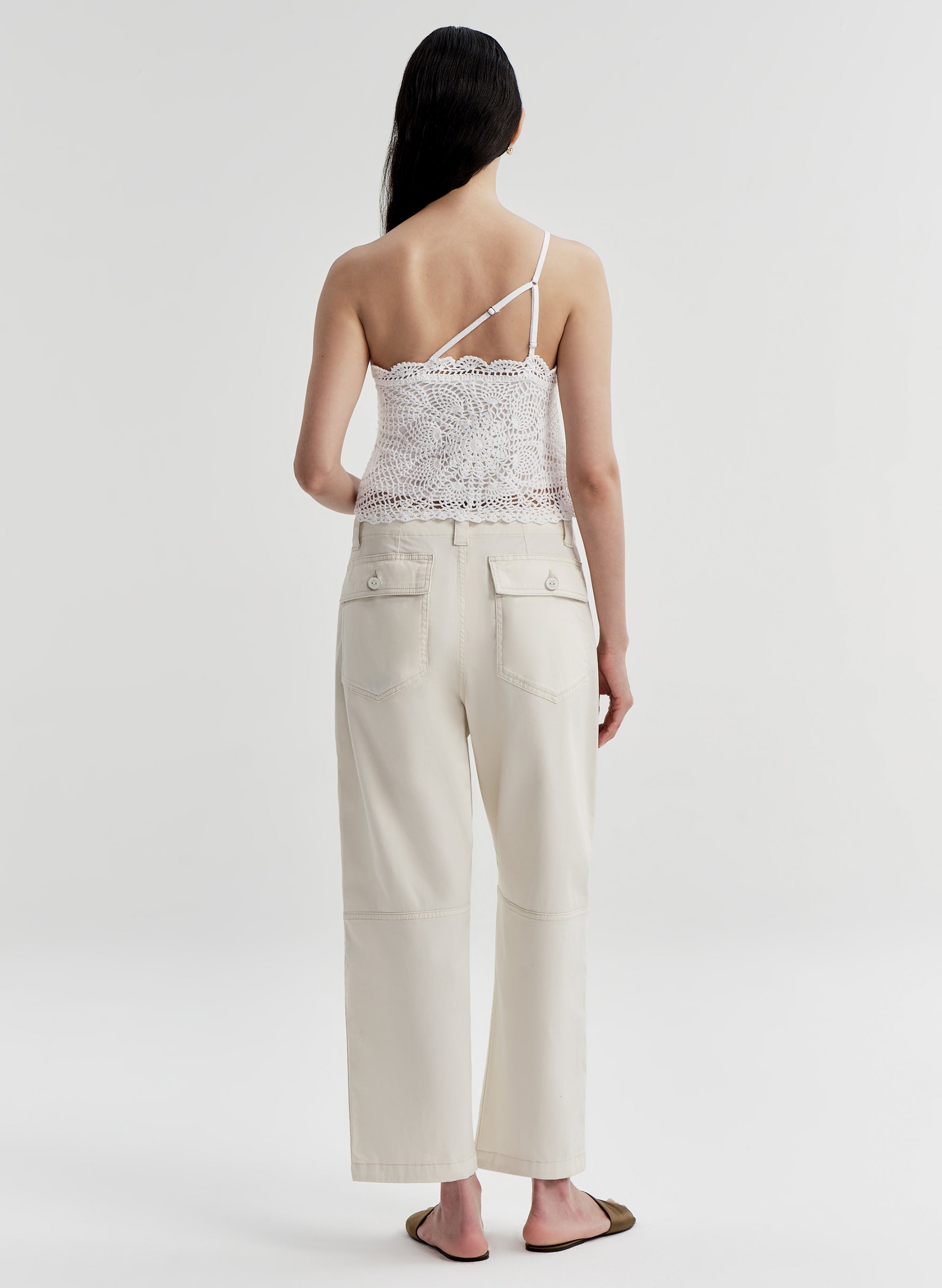 Kenzie Crochet One Shoulder Top | ALC LTD