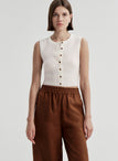 Lottie Fine Cotton Cropped Top