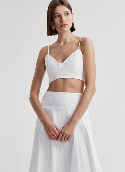Joan Stretch Cotton Bra Top | ALC LTD