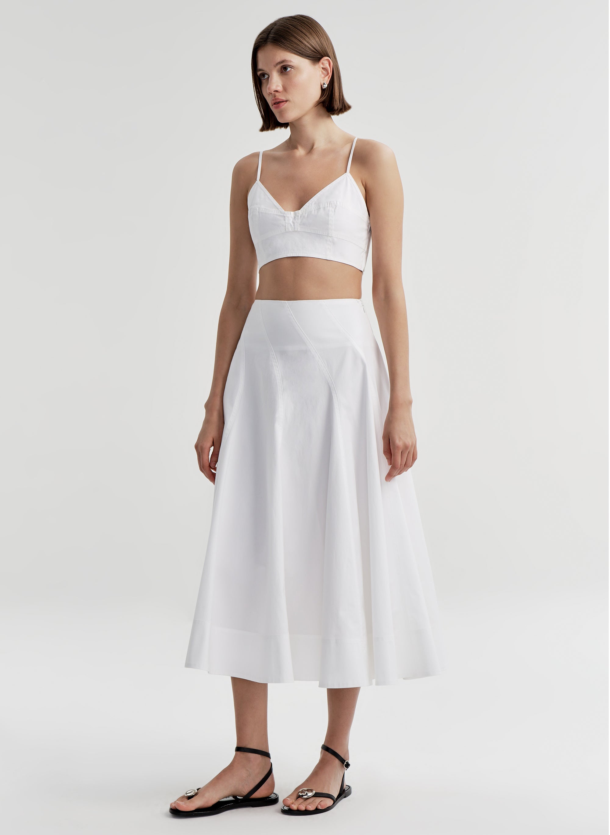 ☆新品/未開封☆ CDL Rib Bra Top / Mサイズ Joan Stretch Cotton Bra Top | ALC LTD