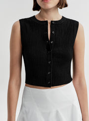 Lottie Fine Cotton Cropped Top