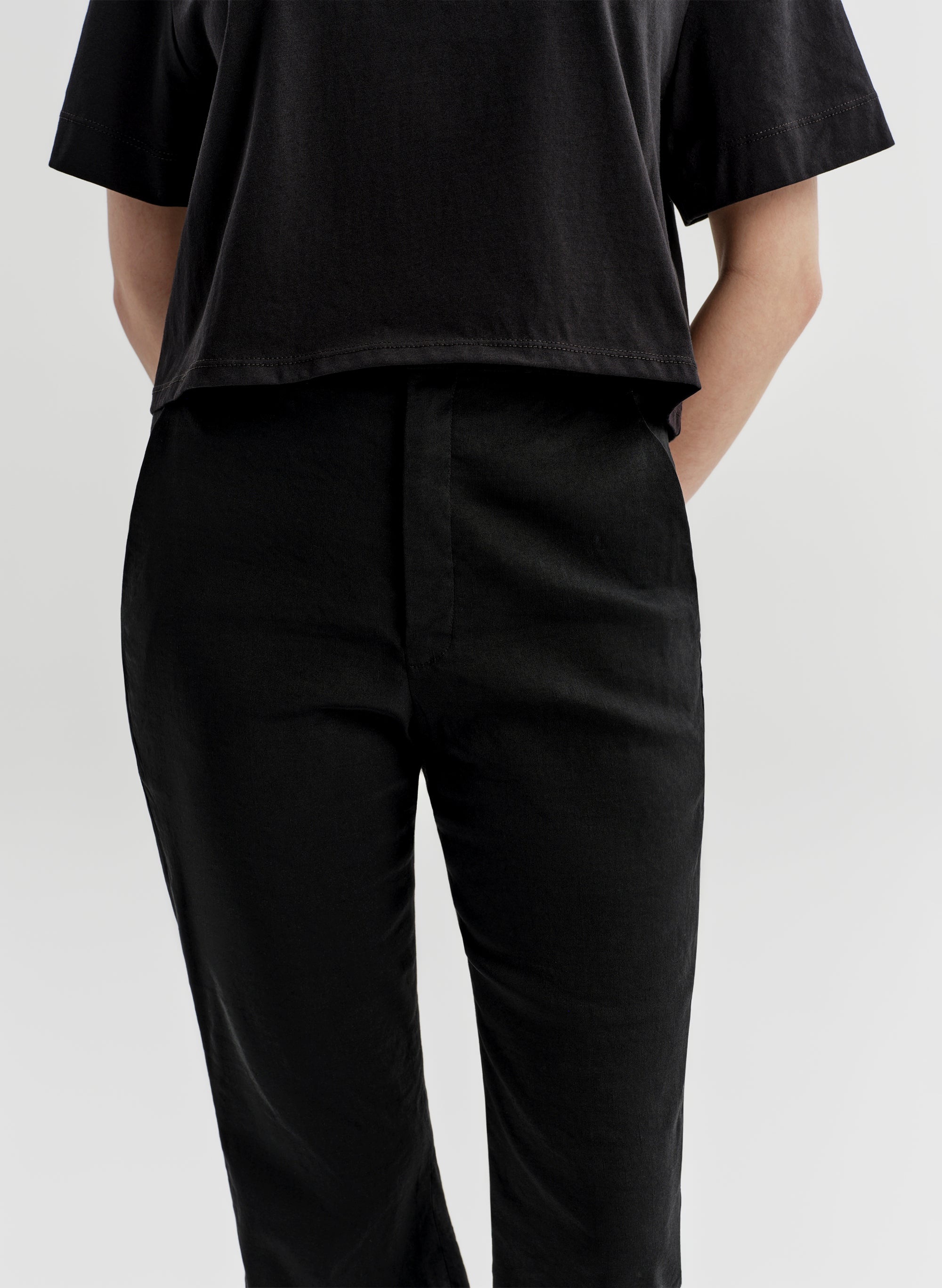 Cropped Sophie Linen Pant | ALC LTD