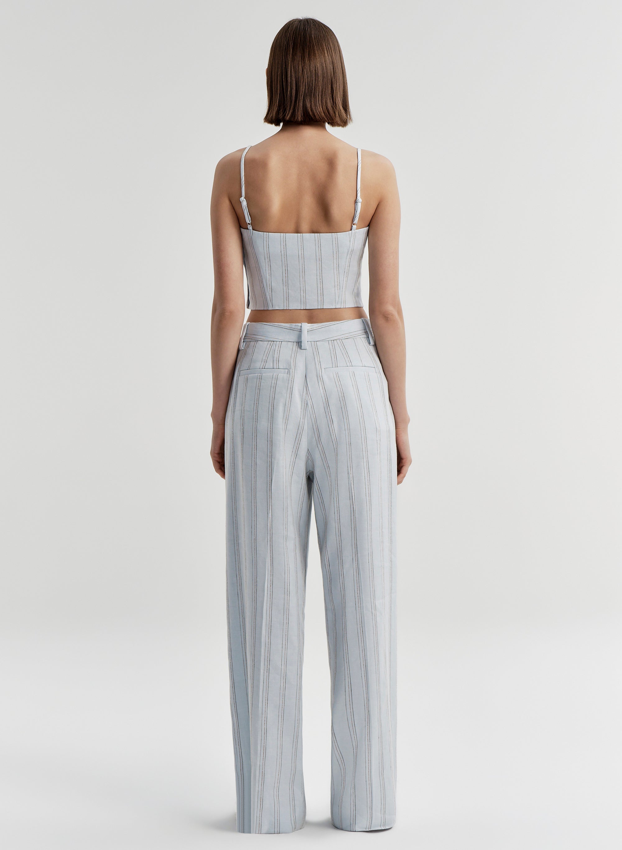 Winston Linen Pinstripe Pant | ALC LTD