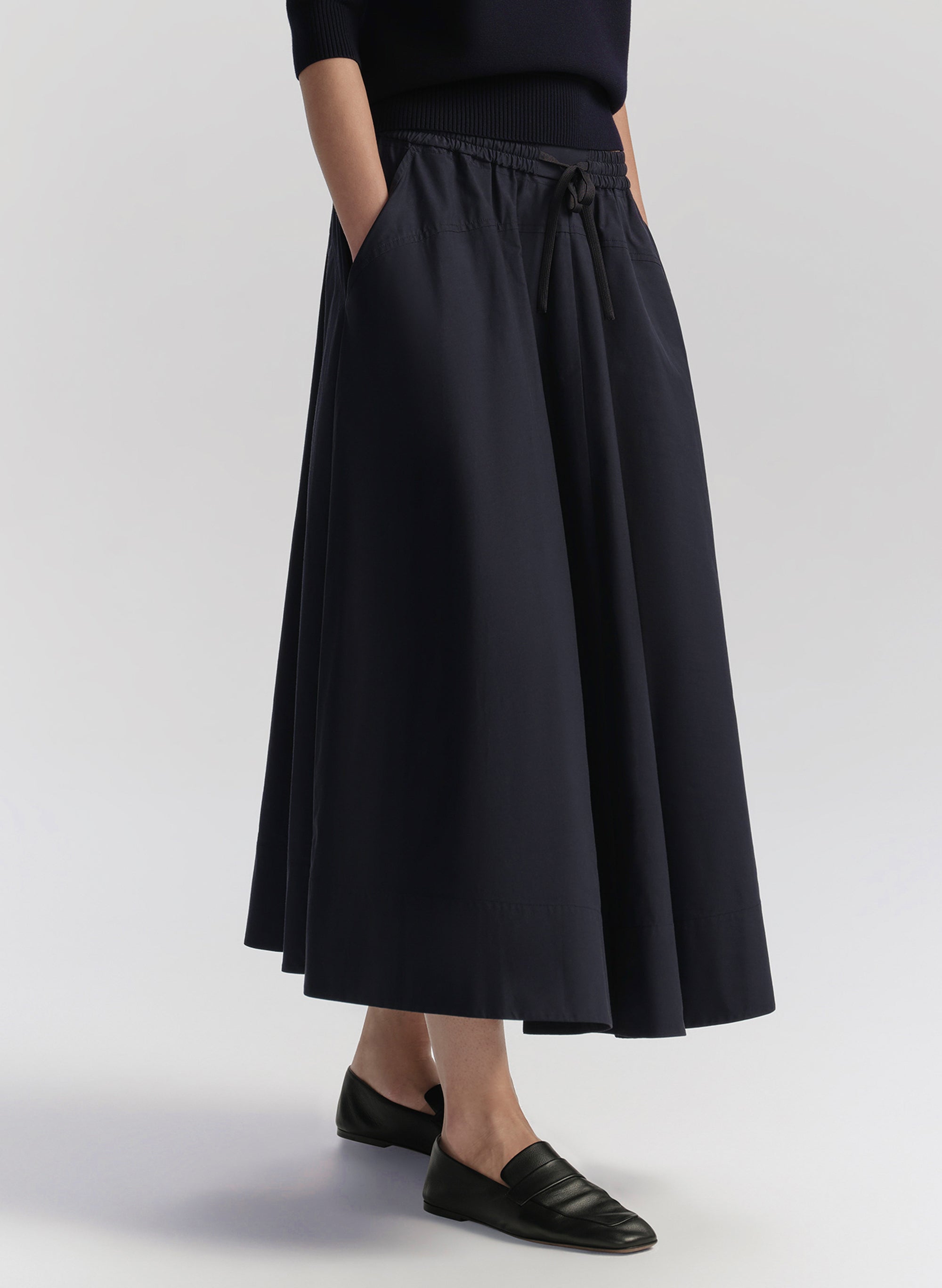 Remy Drawstring Midi Skirt | ALC LTD
