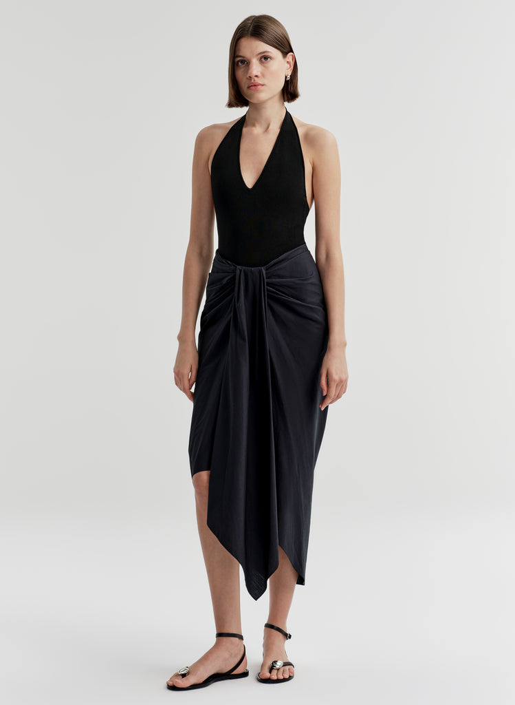 ALC Rhodes Cotton Midi Skirt, 100% natural fabric skirts