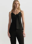 Hana Satin And Lace Camisole Top
