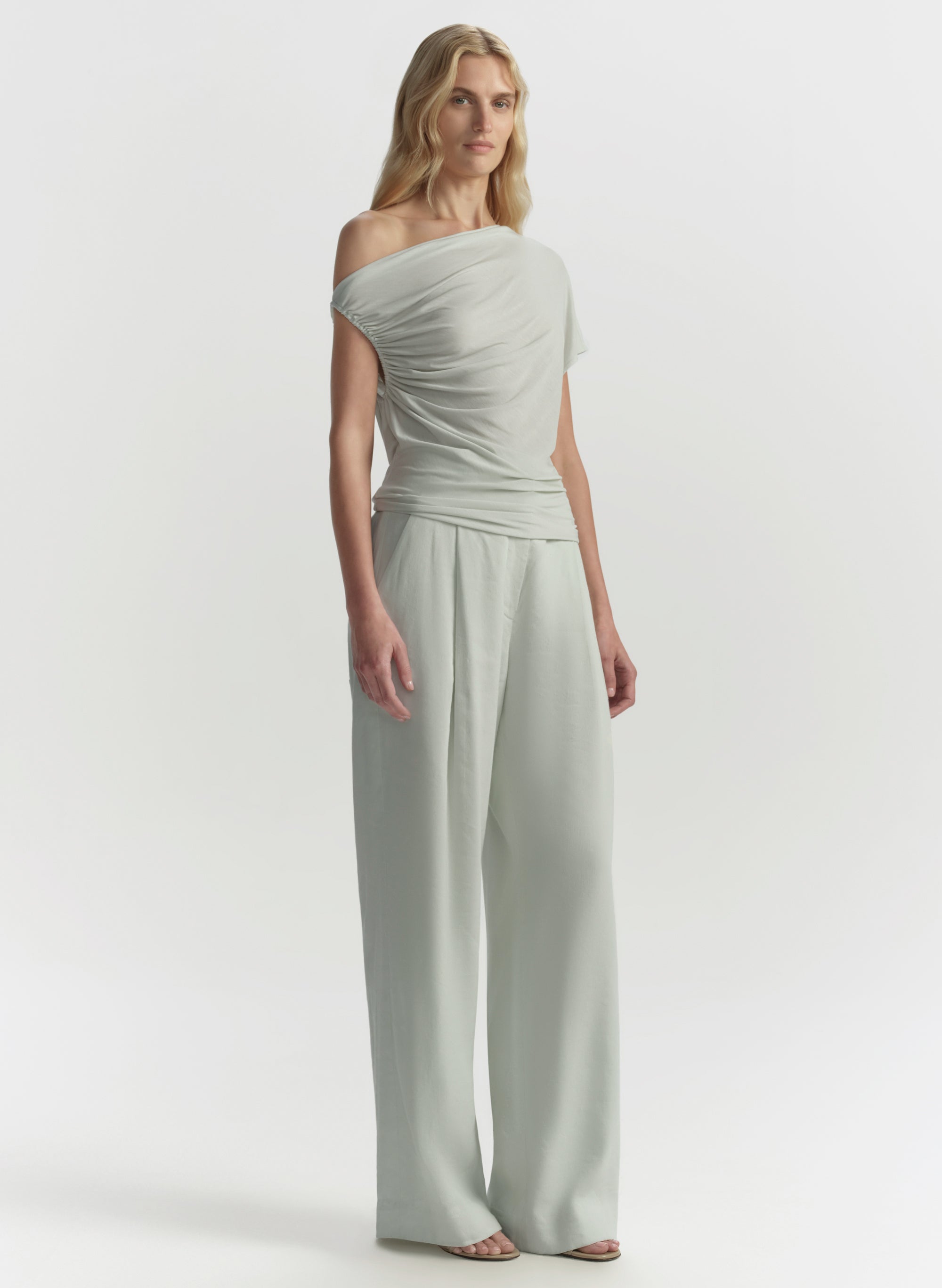 Halle One Shoulder Tee | ALC LTD