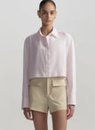 Maude Cropped Cotton Shirt