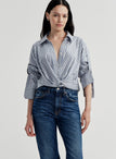Leo Cropped Cotton Shirt