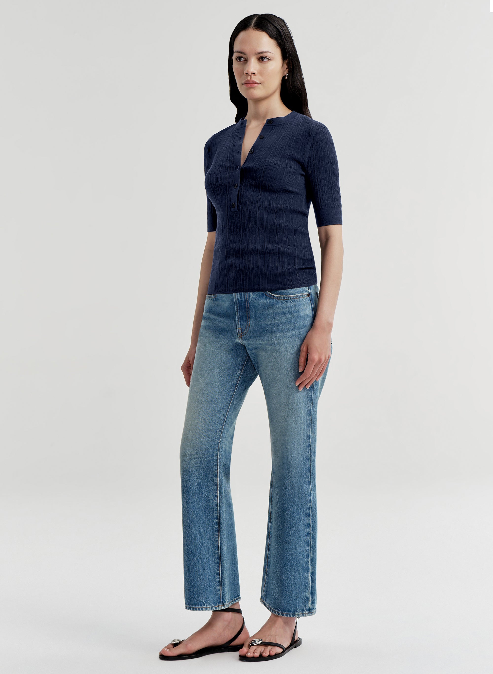 Fisher Fine Cotton Knit Top | ALC LTD