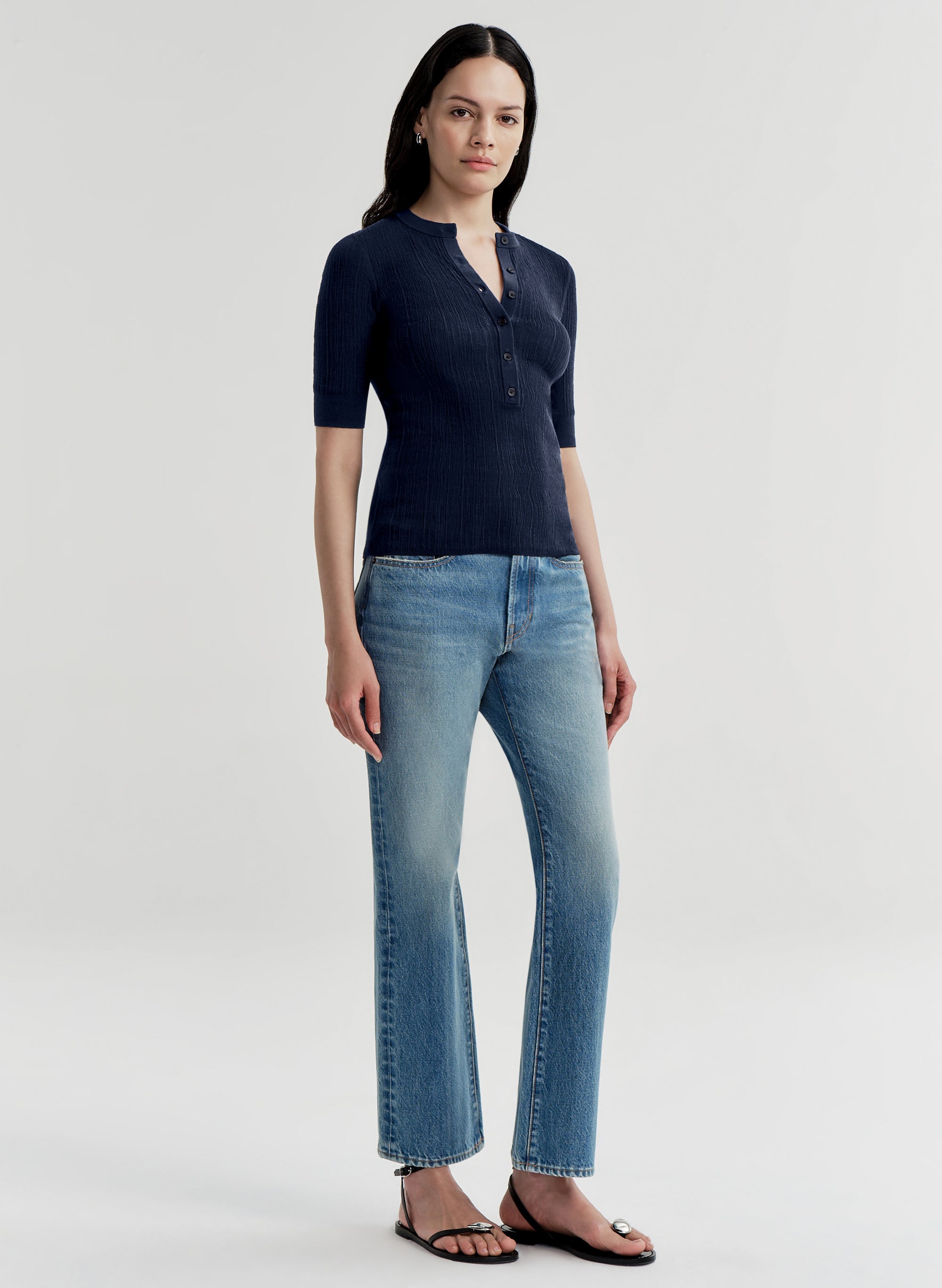 Fisher Fine Cotton Knit Top | ALC LTD