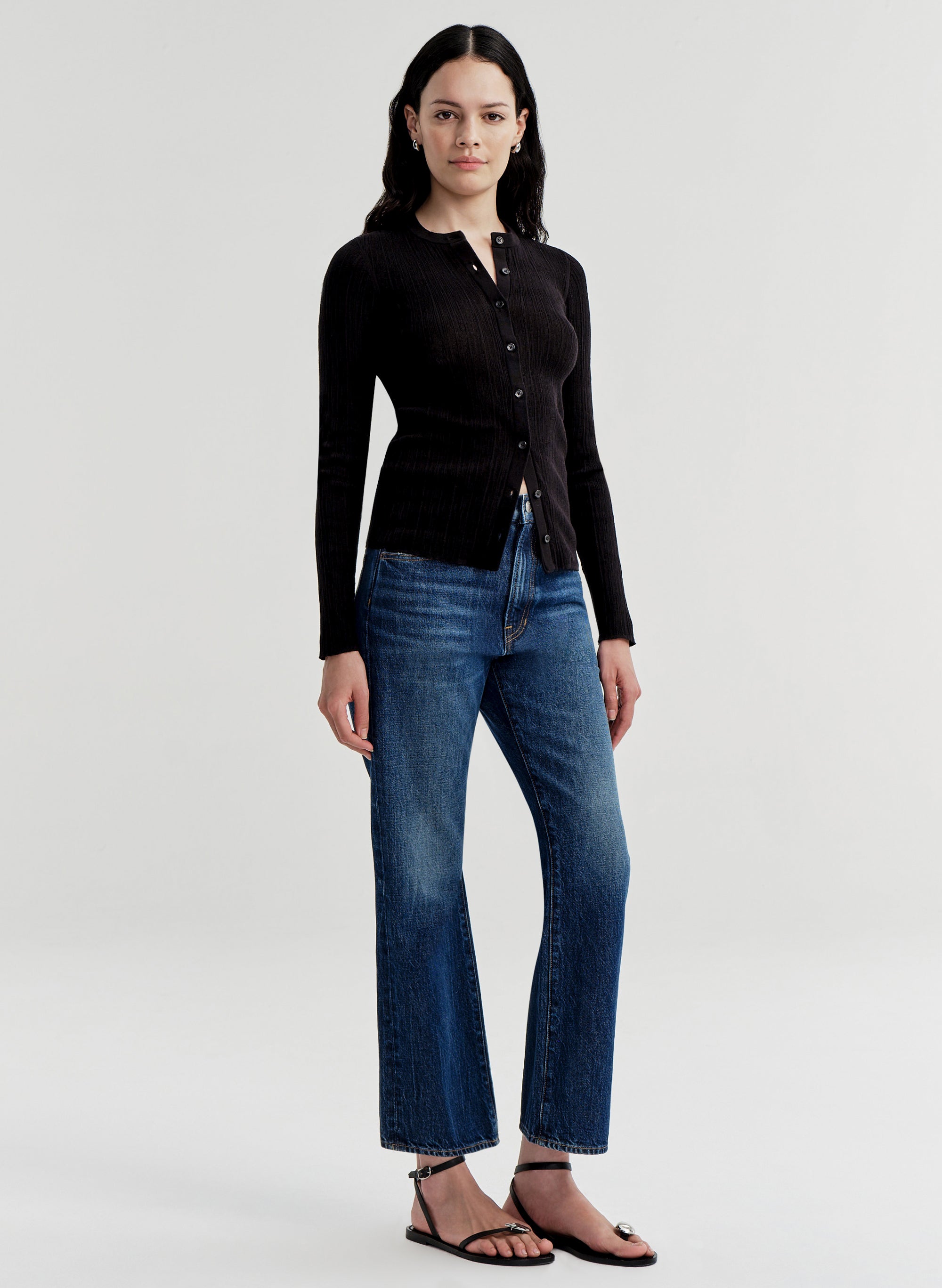 Fisher Fine Cotton Knit Cardigan | ALC LTD