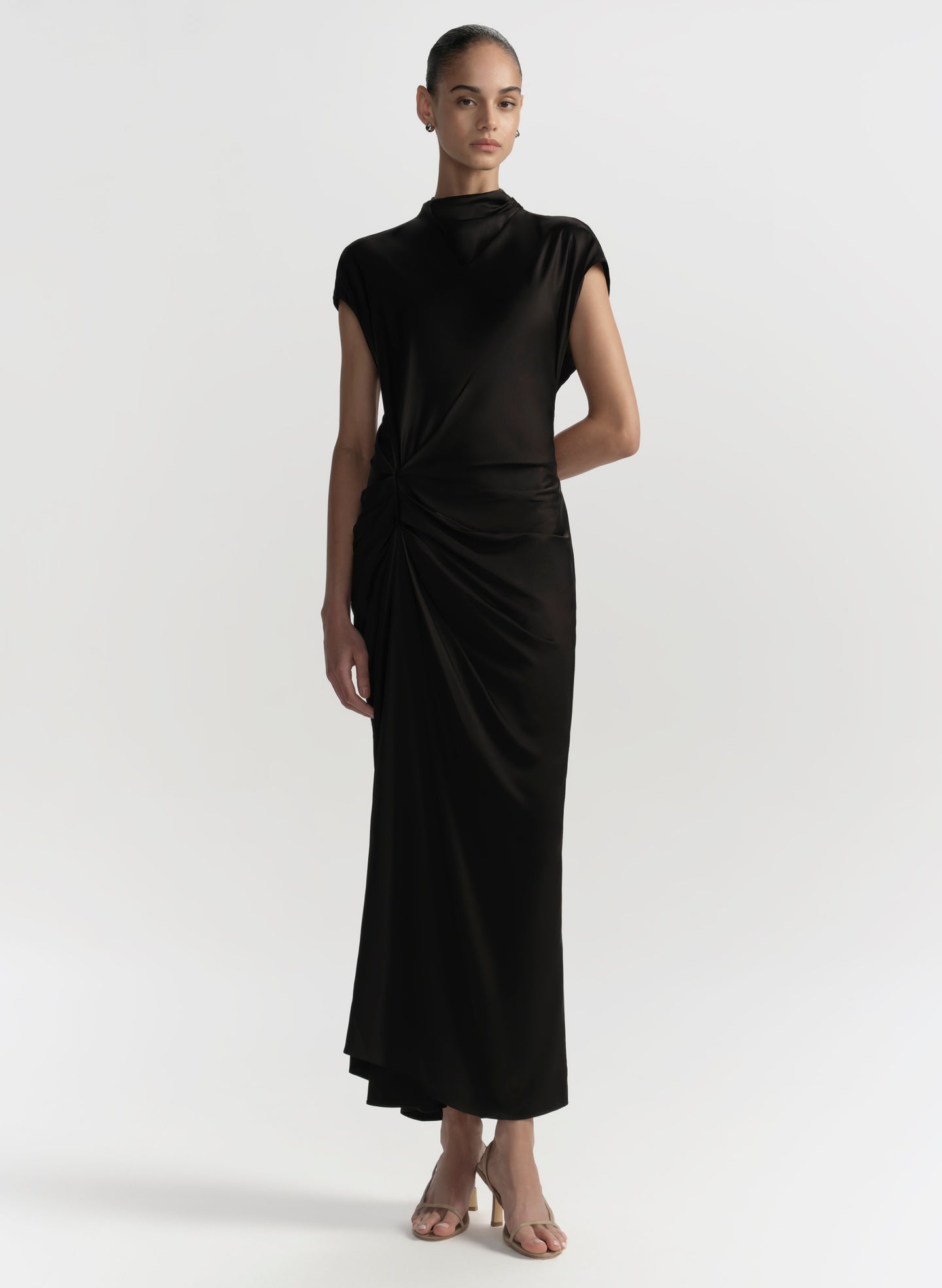 Alma Satin Midi Dress | ALC LTD Alma Satin Midi Dress | ALC LTD