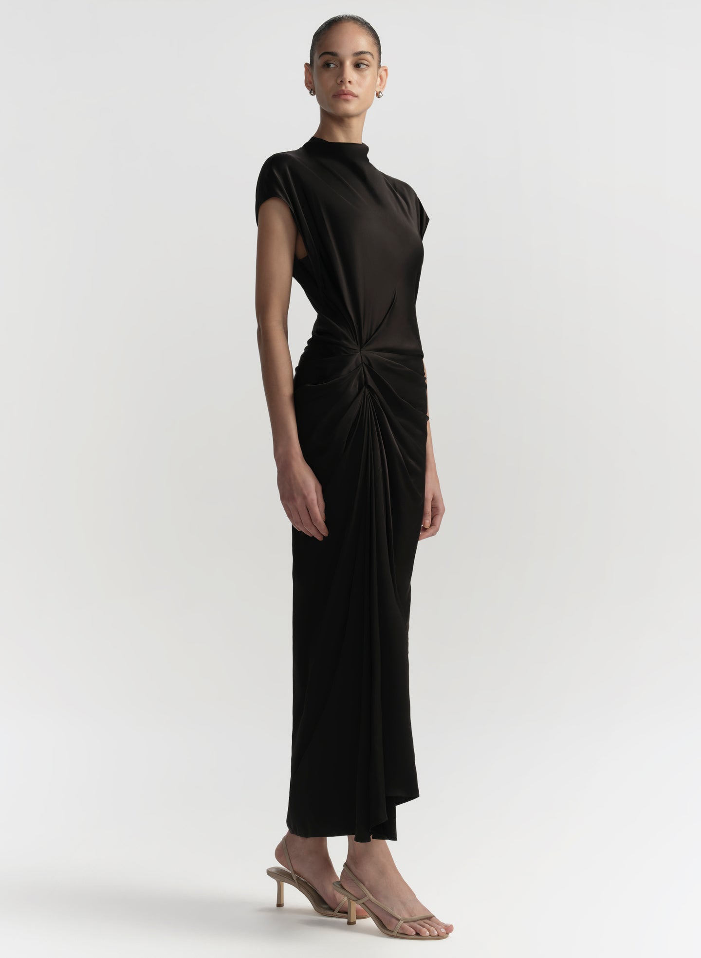 Alma Satin Midi Dress | ALC LTD Alma Satin Midi Dress | ALC LTD
