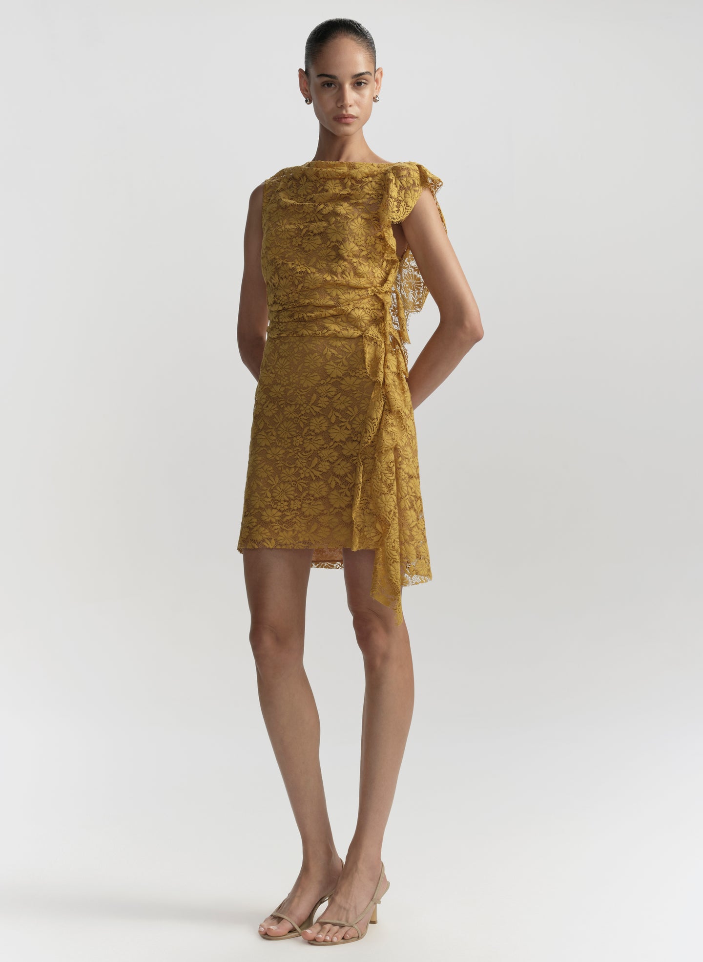 A.L.C. Astra Dress in Mustard