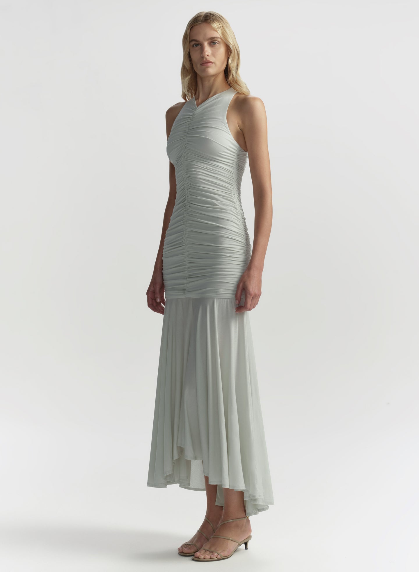 Ayla Ruched Knit Midi Dress Ayla Ruched Knit Midi Dress