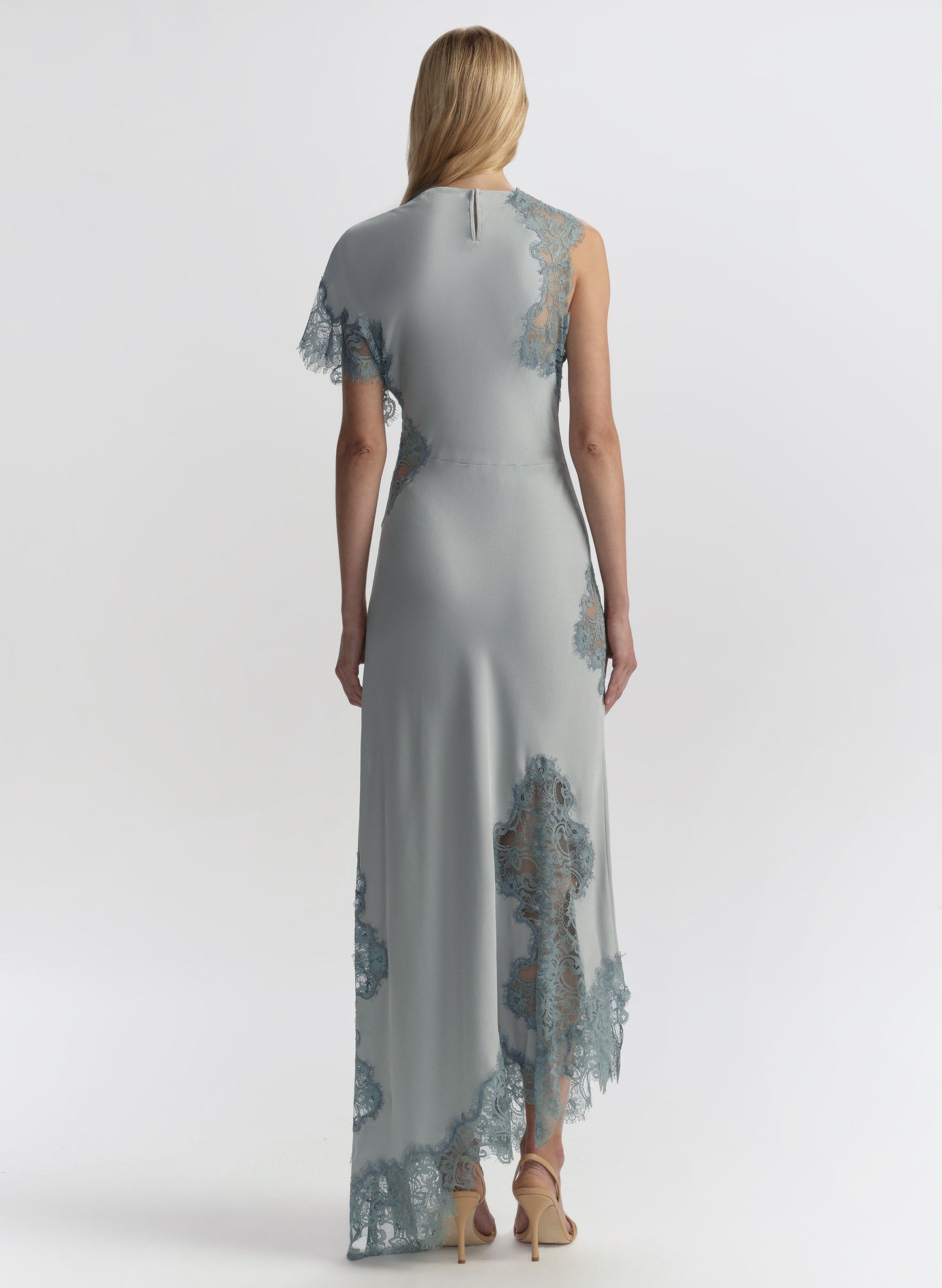 Alessia Textured Satin and Lace Maxi Dress | ALC LTD Alessia Textured Satin and Lace Maxi Dress | ALC LTD