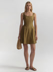 Vea Stretch Cotton Mini Dress