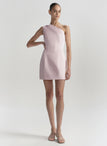 Naya One Shoulder Satin Mini Dress