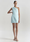 Naya One Shoulder Satin Mini Dress