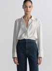 Leo Cropped Cotton Shirt
